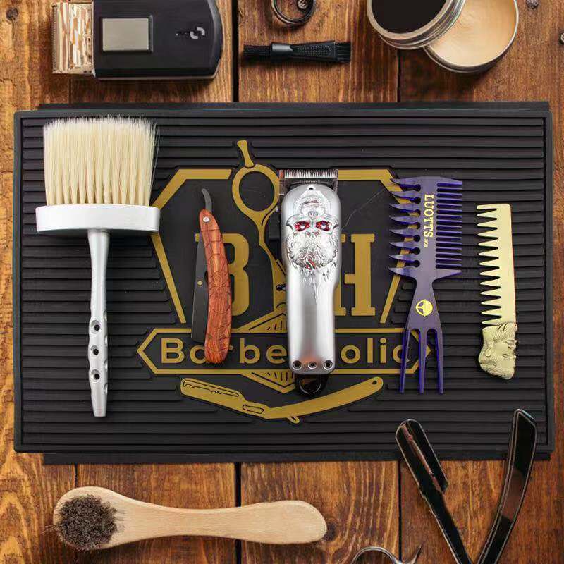 barber rubber mat