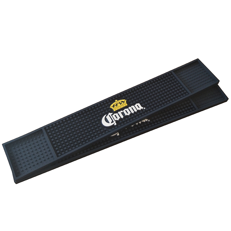 Corona Square Black Bar Mat