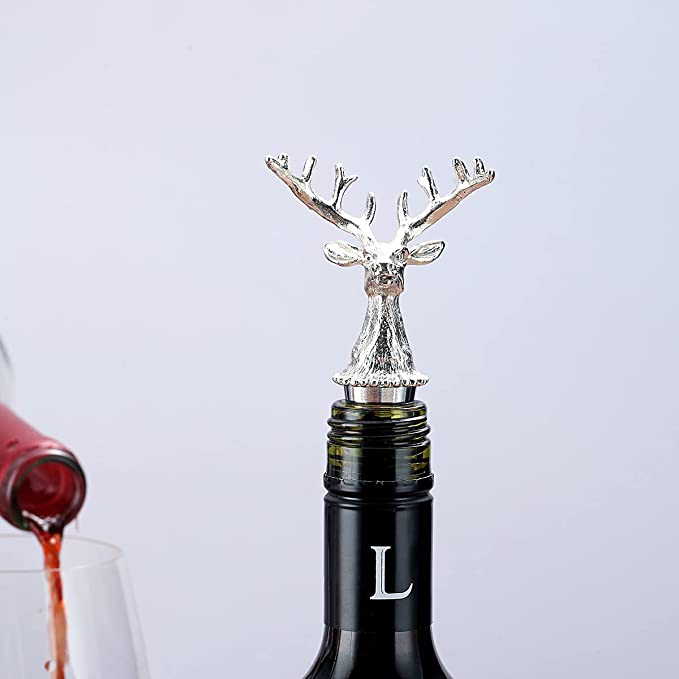 Animal zinc alloy wine stopper