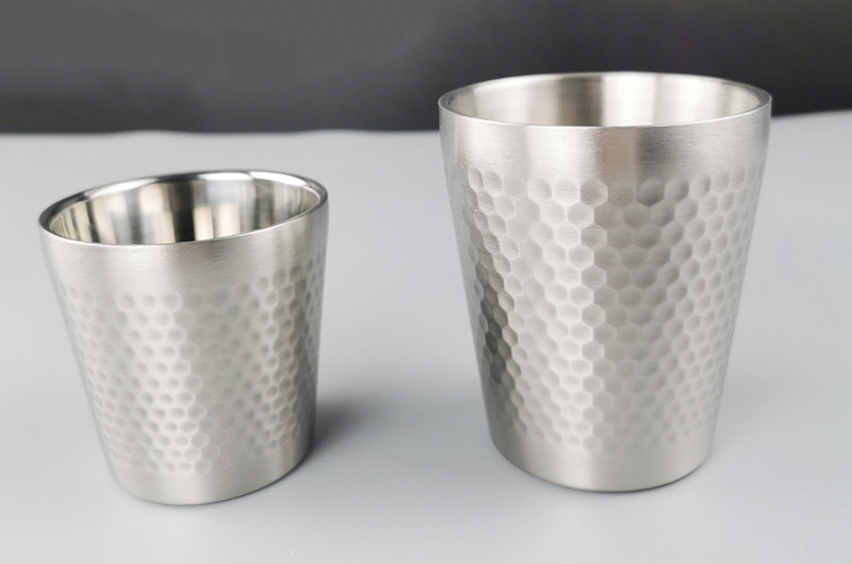 steel tea cups