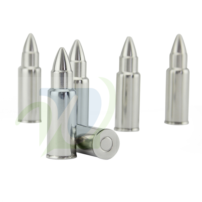 Stainless Steel Bullet Shaped Whiskey Ice Stones