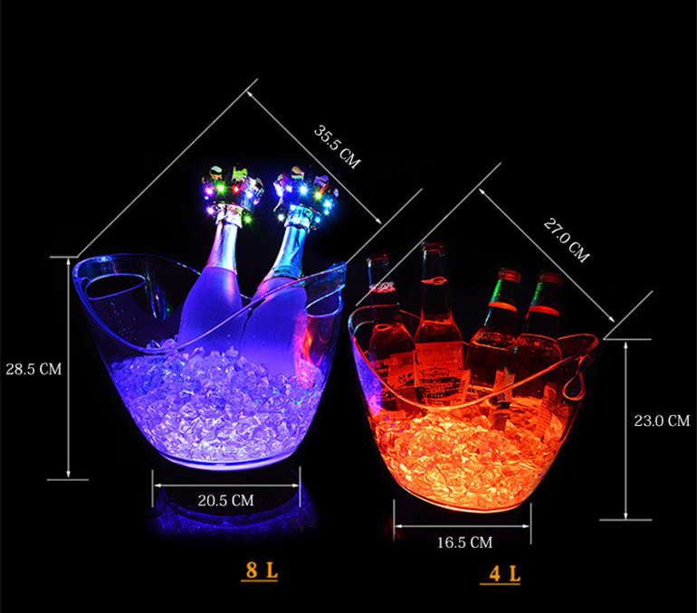 LED ice bucket