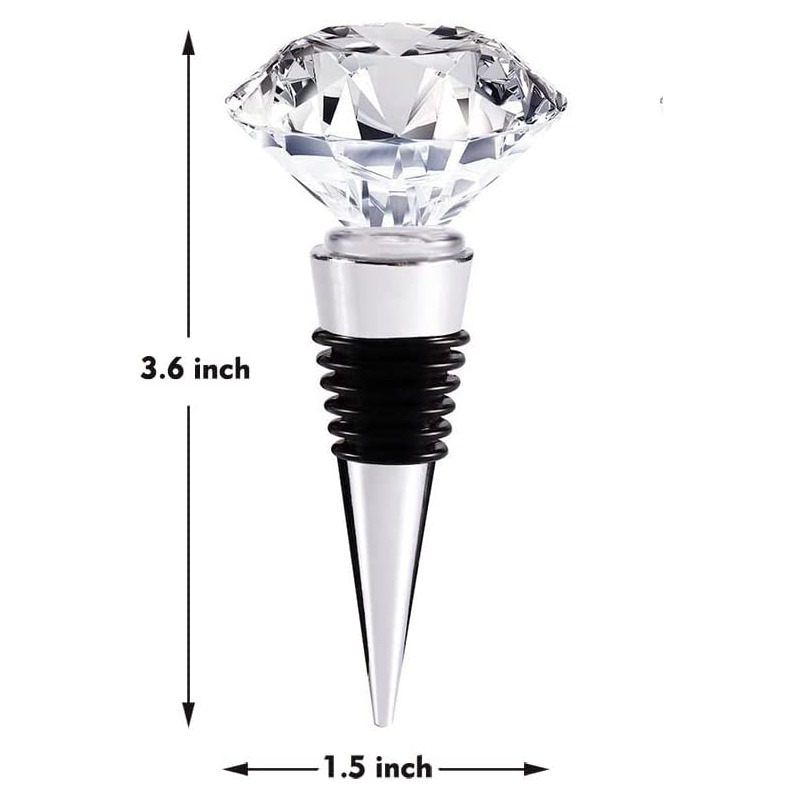 Diamond wine stopper