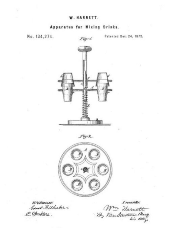 Who invented the shaker